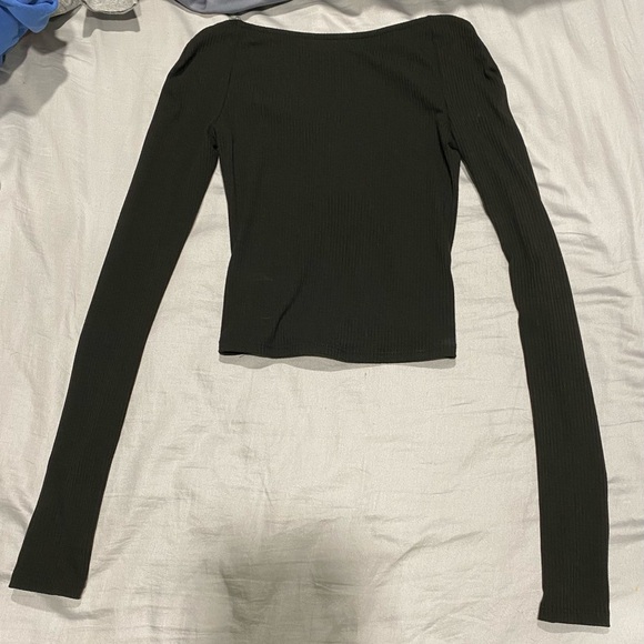Urban Outfitters Black Fitted Bodysuit - Picture 1 of 3